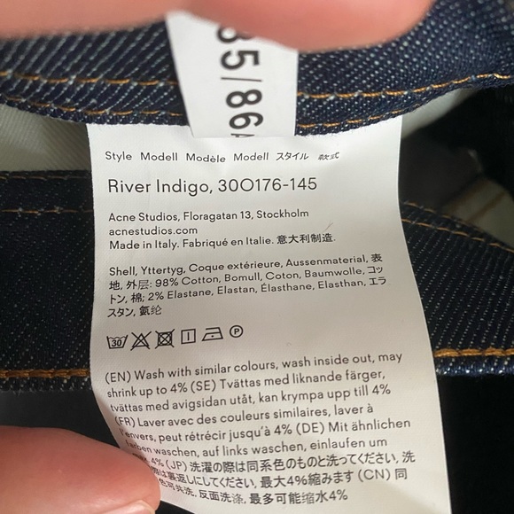 Men’s Acne Studios Jeans, size 31. - Picture 4 of 4